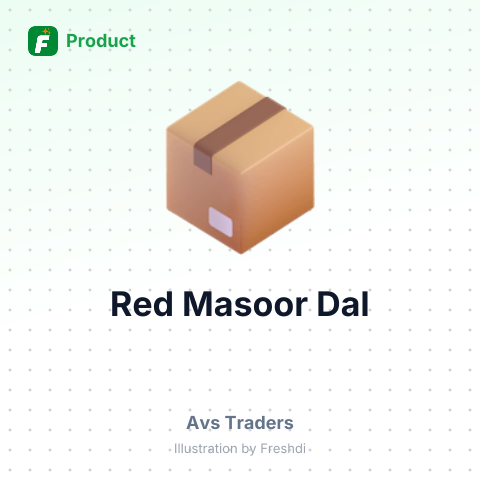 Red Masoor Dal – summary card, no photo uploaded yet