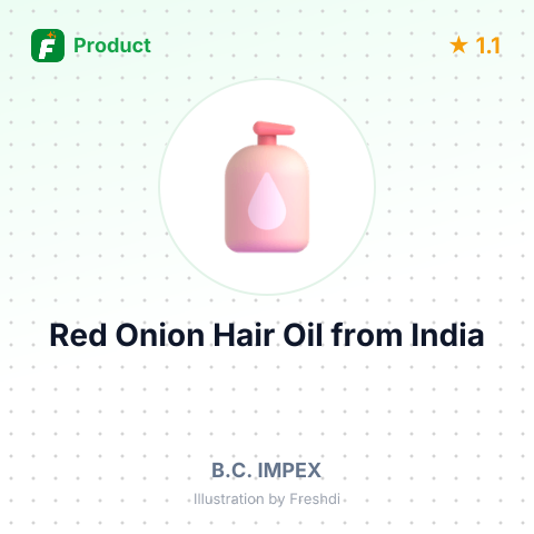 Red Onion Hair Oil – summary card, no photo uploaded yet