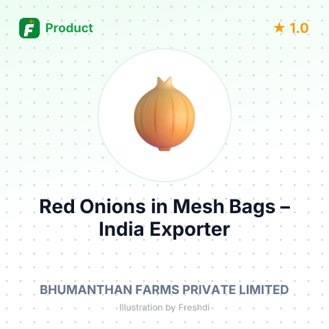 Red Onions in Mesh Bags – summary card, no photo uploaded yet