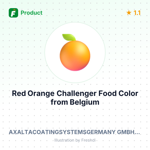 Red Orange Challenger Food Color – summary card, no photo uploaded yet