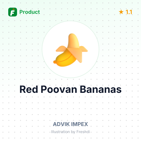 Red Poovan Bananas – summary card, no photo uploaded yet