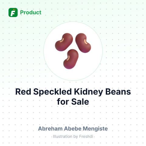Red Speckled Kidney Beans – summary card, no photo uploaded yet