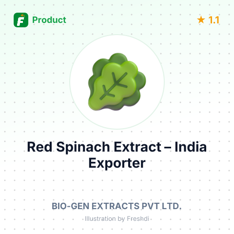 Red Spinach Extract – summary card, no photo uploaded yet