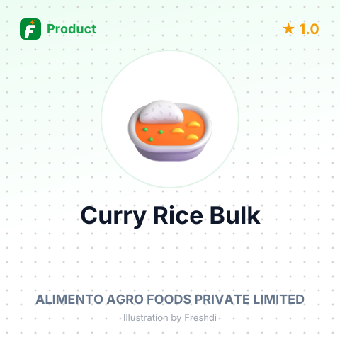 Red Thai Curry Rice Tub – summary card, no photo uploaded yet