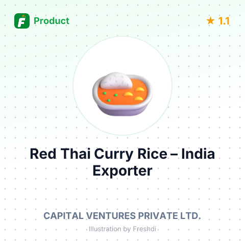 Red Thai Curry Rice – summary card, no photo uploaded yet