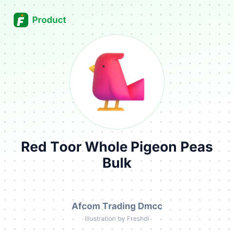 Red Toor Whole Pigeon Peas – summary card, no photo uploaded yet