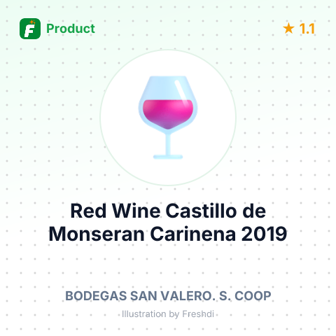 Red Wine Castillo de Monseran Carinena 2019 – summary card, no photo uploaded yet