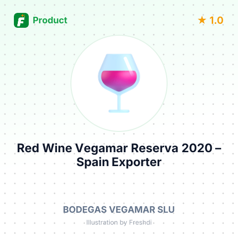 Red Wine Vegamar Reserva 2020 – summary card, no photo uploaded yet