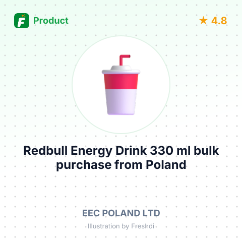 Redbull Energy Drink 330 ml bulk purchase – summary card, no photo uploaded yet