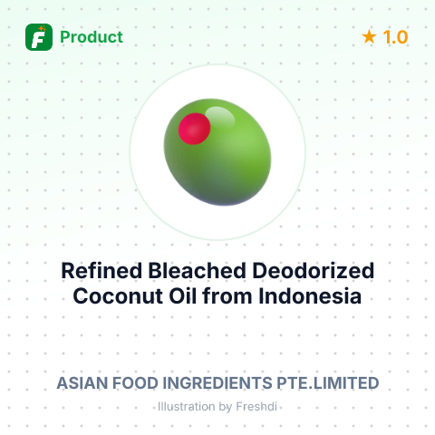 Refined Bleached Deodorized Coconut Oil – summary card, no photo uploaded yet