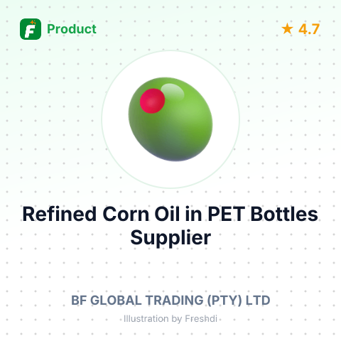 Refined Corn Oil in PET Bottles – summary card, no photo uploaded yet