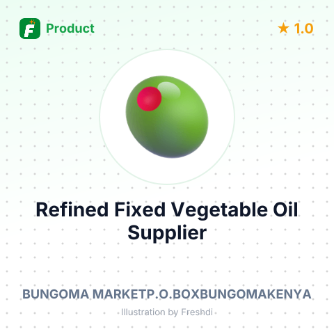 Refined Fixed Vegetable Oil – summary card, no photo uploaded yet