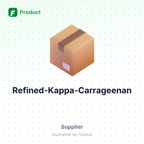 Refined Kappa Carrageenan – product summary card, no photo uploaded yet