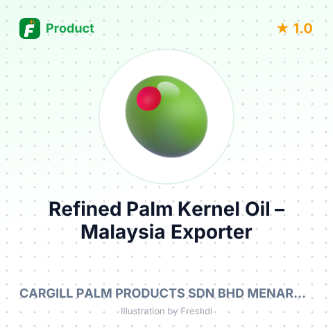 Refined Palm Kernel Oil – summary card, no photo uploaded yet