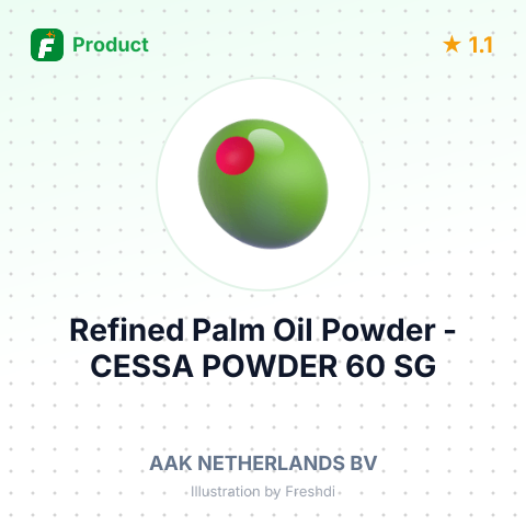 Refined Palm Oil Powder - CESSA POWDER 60 SG – summary card, no photo uploaded yet