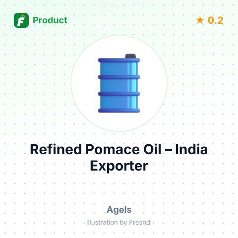 Refined Pomace Oil – summary card, no photo uploaded yet