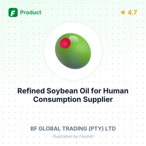 Refined Soybean Oil for Human Consumption – summary card, no photo uploaded yet
