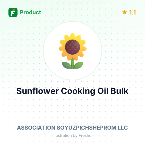 Refined Sunflower Cooking Oil – summary card, no photo uploaded yet