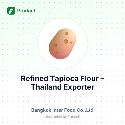 Refined Tapioca Flour – summary card, no photo uploaded yet