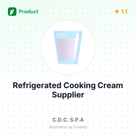 Refrigerated Cooking Cream – summary card, no photo uploaded yet