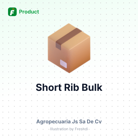 Refrigerated Short Rib (Costilla Cargada) – summary card, no photo uploaded yet