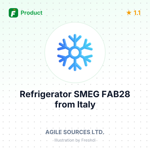 Refrigerator SMEG FAB28 – summary card, no photo uploaded yet