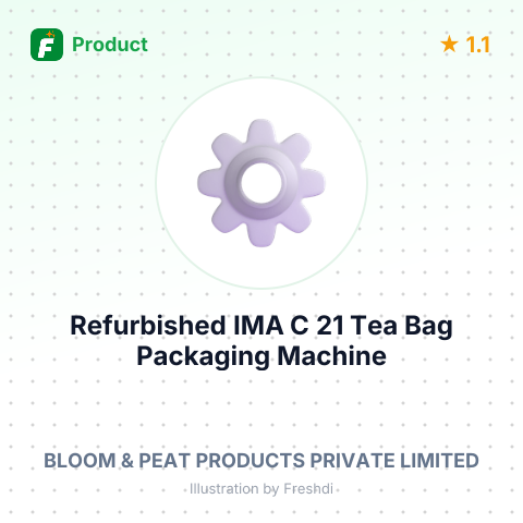 Refurbished IMA C 21 Tea Bag Packaging Machine – summary card, no photo uploaded yet