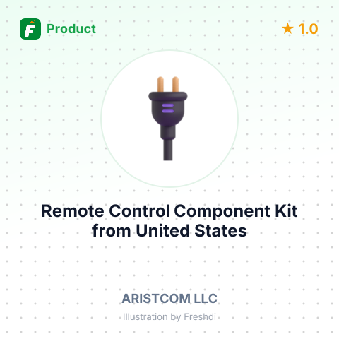 Remote Control Component Kit – summary card, no photo uploaded yet