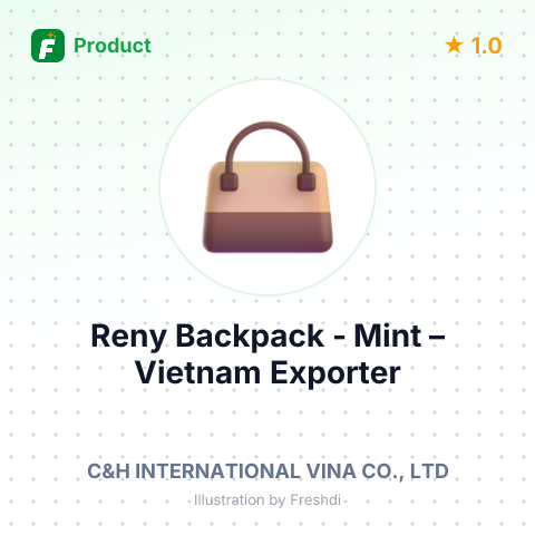 Reny Backpack - Mint – summary card, no photo uploaded yet