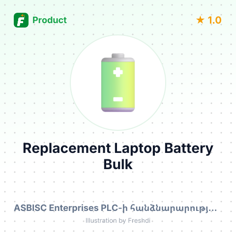 Replacement Computer Battery for Apple MacBook Air – summary card, no photo uploaded yet