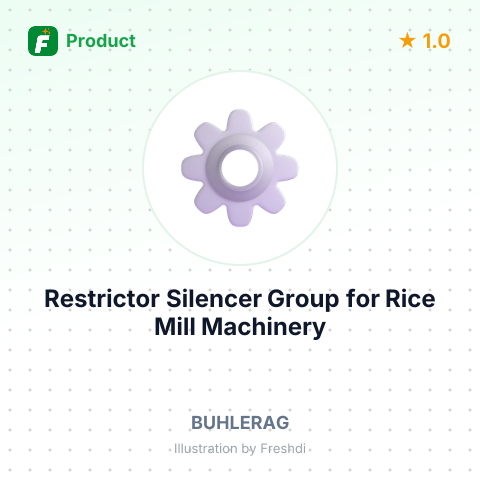 Restrictor Silencer Group for Rice Mill Machinery – summary card, no photo uploaded yet