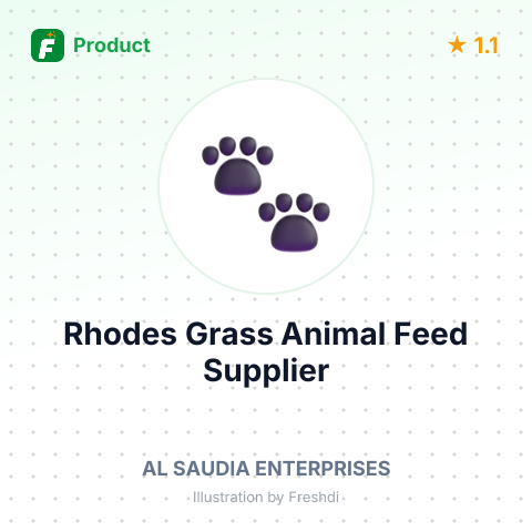 Rhodes Grass Animal Feed – summary card, no photo uploaded yet