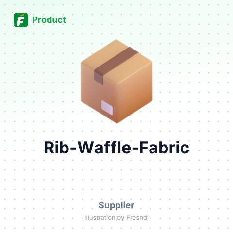 Rib Waffle Fabric – summary card, no photo uploaded yet