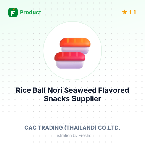 Rice Ball Nori Seaweed Flavored Snacks – summary card, no photo uploaded yet