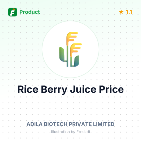 Rice Berry Juice – summary card, no photo uploaded yet
