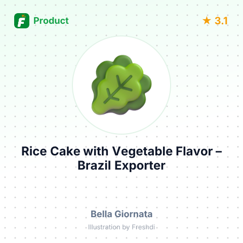 Rice Cake with Vegetable Flavor – summary card, no photo uploaded yet