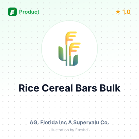 Rice Cereal Bars – summary card, no photo uploaded yet