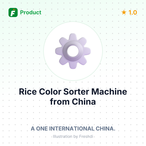 Rice Color Sorter Machine – summary card, no photo uploaded yet
