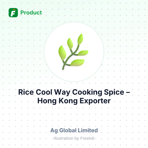 Rice Cool Way Cooking Spice – summary card, no photo uploaded yet