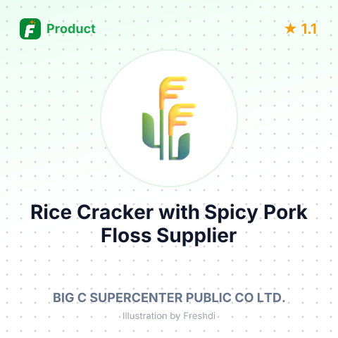 Rice Cracker with Spicy Pork Floss – summary card, no photo uploaded yet
