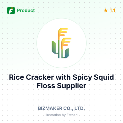 Rice Cracker with Spicy Squid Floss – summary card, no photo uploaded yet