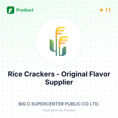 Rice Crackers - Original Flavor – summary card, no photo uploaded yet