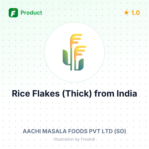 Rice Flakes (Thick) – summary card, no photo uploaded yet