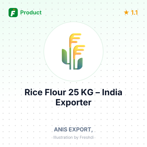 Rice Flour 25 KG – summary card, no photo uploaded yet