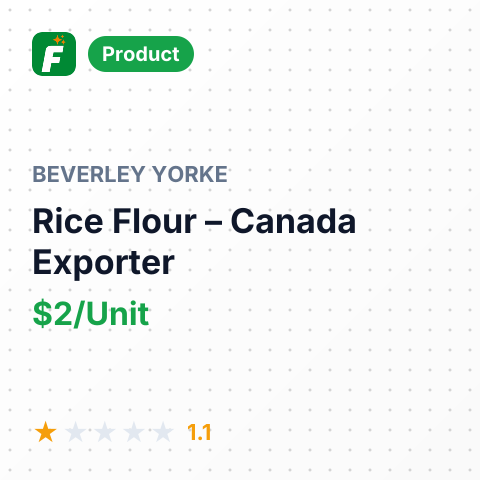 Rice Flour – summary card, no photo uploaded yet
