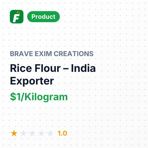 Rice Flour – summary card, no photo uploaded yet