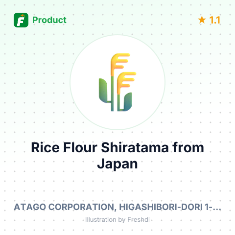 Rice Flour Shiratama – summary card, no photo uploaded yet