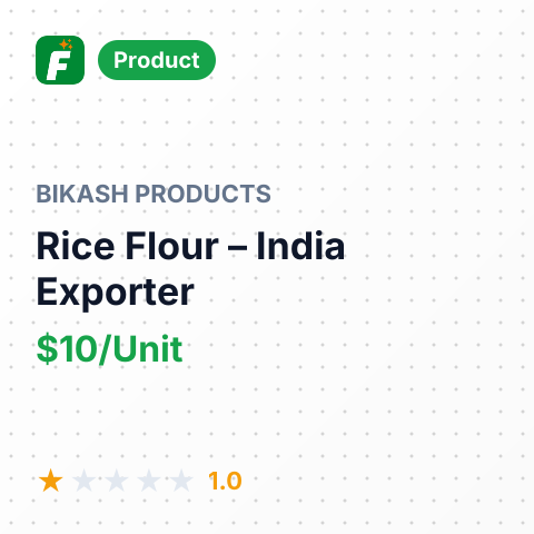 Rice Flour – summary card, no photo uploaded yet