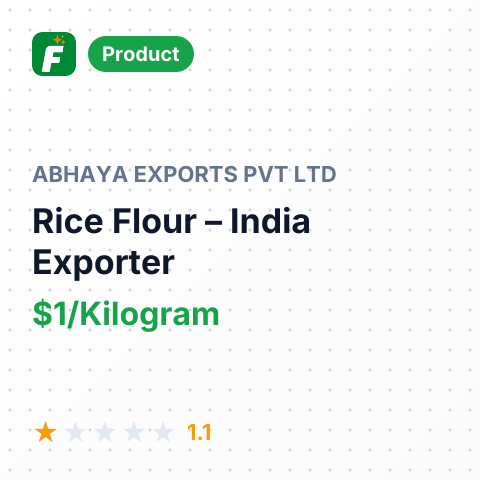 Rice Flour – summary card, no photo uploaded yet