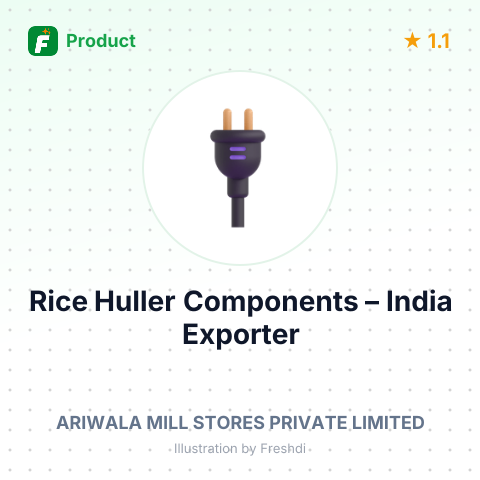 Rice Huller Components – summary card, no photo uploaded yet